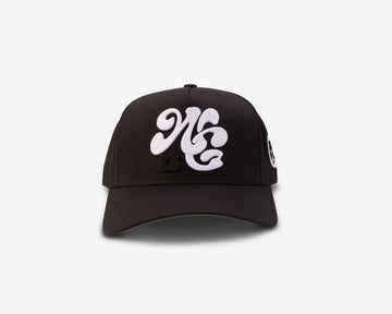 WG Monogram Structured Snapback - Black Pearl